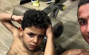 Cristiano ronaldo jr is one of the most famous kids on the planet. Cristiano Ronaldo Instagram Real Star Posts Work Out Selfie