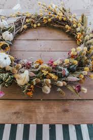 Check spelling or type a new query. How To Make A Dried Floral Fall Wreath Zoe With Love