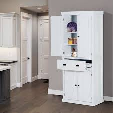 Pantry butcher block bin with towel holder. 72inch Wood Kitchen Pantry Cabinet Tall Storage Cupboard Food Organizer Shelf Home Furniture White Walmart Canada