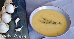 Postat de alexandra ivan | mart. Supa Crema De Usturoi Copt Loulou Cuisine