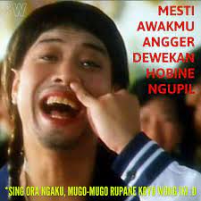 Kondisi badan jadi tidak fit dan akan mengganggu jalannya aktivitasmu. Download Koleksi 75 Meme Kocak Wong Jowo Terkeren Gudang Cartoon Jokes Gambar Lucu Meme Lucu