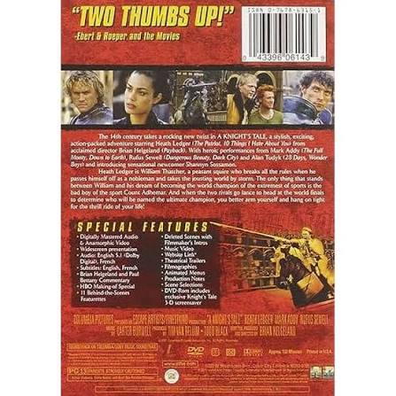 Sony Pictures - A Knight's Tale, Action & Adventure Movie, PG-13 -  Walmart.com