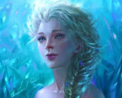 Elsa, fanart, art, winter, fantasy, hart coco, snow queen, face, frozen,  disney, HD wallpaper