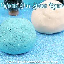 Making playdough for kids is inexpensive, easy, and fun. Winter Play Dough Recipe No Cook Recipe With Science Lesson