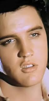 Were Elvis' eyes really blue or did he wear contacts?