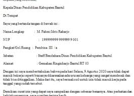 1.3 contoh surat izin tidak masuk kerja pns yang baik dan benar; Contoh Surat Izin Kerja Karena Keluarga Meninggal Edukasi Lif Co Id