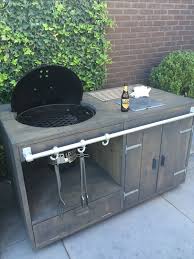Outdoor kitchen weber charcoal grill. Grill Made By Weber Great Idea For Outdoor Cooking Outdoor Kitchen Island Backyard Kitchen Outdoor Grill