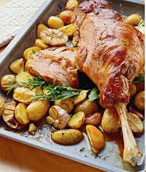 Lammkeule Mit Ofenkartoffeln Rezept Lammkeule Rezept Lammkeule Ofenkartoffel