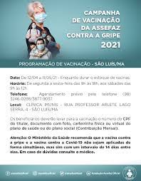 A prefeitura de são luís divulgou a informação neste sábado (13), por meio de rede social. Uema Disponivel Vacinacao Contra Gripe Para Servidores Da Uema Beneficiarios Do Plano Assefaz