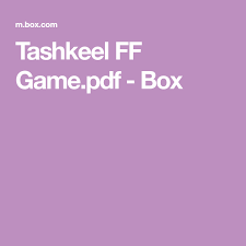 Tashkeel Ff Game Pdf Box Ff Game Gaming Logos Crafts For Kids