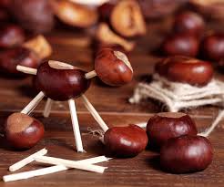 Außer kastanien hat der herbst noch viel mehr zum basteln zu bieten, wie beispielsweise bunte blätter, eicheln und bucheckern, kleine äste für den kastanienigel mit einem spitzen gegenstand löcher in die kastanien bohren, in denen danach zahnstocher als stacheln gesteckt werden. Basteln Mit Kastanien Tolle Bastelideen Geolino