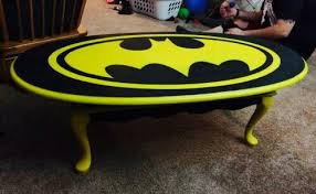 Batman Coffee Table Made Special For My Granddaughter Batman Furniture Batman Room Batman Bedroom