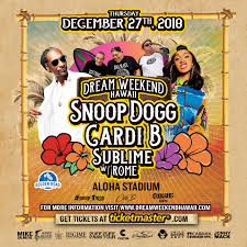 snoop dogg cardi b sublime w rome perform at aloha stadium