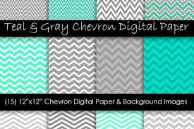 Download chevron (zigzag) vector patterns in svg file format. Teal Gray Chevron Patterns 375340 Patterns Design Bundles