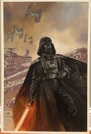 Star Wars Darth Vader 2 Cover Painting Dave Dorman Comic Art Star Wars Comics Star Wars Poster Star Wars Books