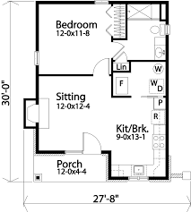 A one story house plan can be a cozy cottage or a luxury spanish villa; House Plan 45186 One Story Style With 610 Sq Ft 1 Bed 1 Bath