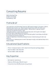 Sports consultant resume consulting resume examples. Sap Hr Resume