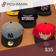 Lot Of 5 Hats Hats Yankees Hat Accessories Hats