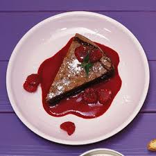 Schokoladentarte Mit Himbeersauce Rezept Himbeersauce Schokoladentarte Himbeeren