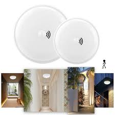 Lights shuts off automatically after about 15 seconds if no motion detected. Led Moisture Proof Ceiling Lamp Ip65 Waterproof Outdoor Garden Sensor Lighting 16w 20w Round Oval Modern Lamps Bathroom Lights Buy At The Price Of 7 81 In Aliexpress Com Imall Com