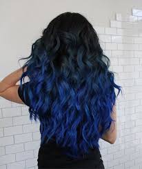 Here is my attempt at diy balayage + ombre hair at home. 15 Daring Blue Black Hair Ideas Styleoholic