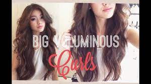Big Voluminous Curls Voluminous Curls Hair Tutorial Peinados Hair Styles