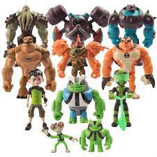 Conjunto De Bonecos Ben 10 Com 6 9 11 Pecas E 4 Bracos Wildmutt Brinquedo Colecionavel Para Criancas Presente De Natal Aniversario Figuras De Acao Aliexpress
