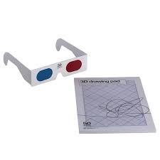 If you use sweeping arm movements, you want one of the larger ones. 3d Drawing Pad View Through 3d Specs