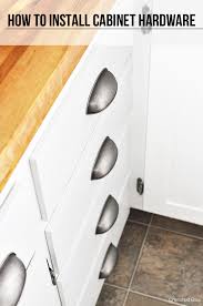 I hope it will help you. How To Install Cabinet Hardware And Get It Straight Cherished Bliss