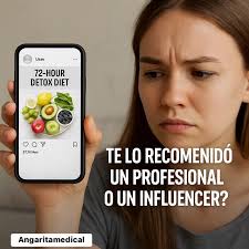 🚫 ¿Te lo recomendó un profesional o un influencer? ⸻ “Haz este ayuno de 72  horas y elimina toda la grasa del cuerpo.” Lo vio en Instagram. La  influencer lucía perfecta, delgada,