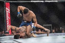 Edson barboza wheelkick cro cop left leg cemetary high kick peter aerts little push into high kick Kevin Lee Dominates Dangerous Edson Barboza In Brutal Stoppage