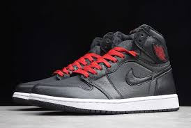 Men S Retro Air Jordan 1 High Og Black Gym Red White 2020 Air Jordan 1 High Og Black Satin Black Gym Red White 555088 060 Air Jordans Jordan 1 Retro High Black Satin