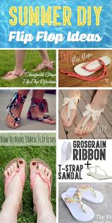Alternatively, tie balloons, fabric, or ribbon around the straps to create a fringed look. Awesome Summer Diy Flip Flop Ideas For Under 5 Cute Diy Projects