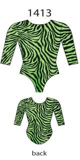 1413 Zebra Tails 251 319 Discount Leotards Motionwear