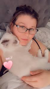 George loves cuddling me round my neck bless my boy. 🐾💙