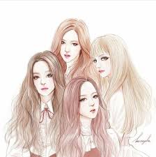 Blackpink Albumleri Fantezi Resimler Dijital Portre Cizimler