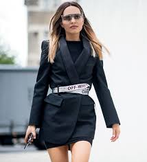 Blog Fashion Off White Belt Power Dressing