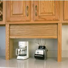 Appliance Garage Wood Tambour Kitchen Straight Appliance Garage By Omega National Kitchensource Kitchen Appliance Garage Appliance Garage Straight Kitchen