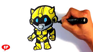 Search images from huge database containing over 1,250,000 drawings. How To Draw Transformers Cute Bumblebee Easy Pictures To Draw Youtube