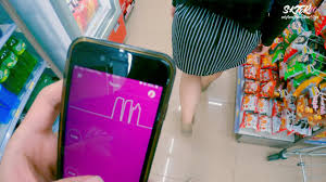 I control her pussy in public she moans and is embarassed  ควบคุมหีระยะไกลในเซเว่นและร้านกาแฟ