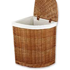 Wicker laundry basket with lid, laundry hamper, twigs laundry basket, ecologic clean basket, large woven basket with lid, waterproof basket exlusivehandmadeua. Natural Wicker Corner Laundry Basket The Basket Company