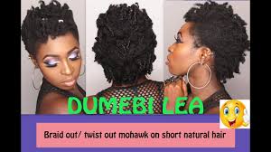 Rather than wearing just a plain bun, you can style the front part of your hair in any style of your choice. Braid Out And Twist Out Mohawk On Short Natural Hair African Naturalistas