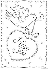 This is a cool retro valentine's day card. I Love You Coloring Pages I Love You Valentines Day Cards Printable 2021 3483 Coloring4free Coloring4free Com