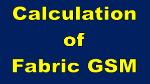 Calculation Of Fabric Gsm Textile Calculation