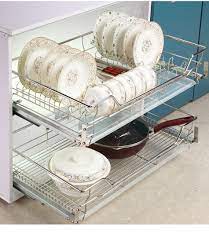 Featuring top of the line blum® soft close drawers and hardware, along with a grey melamine coated interior for durability. China Kitchen Pull Out Stainless Steel Drawer Basket For Kitchen Tools And Dishes China Kitchen Cabinet Accessories And Kitchen Basket Appliance Price