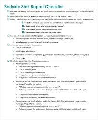 13 Free Shift Report Templates Ms Word Pdf Formats Sbar Nursing Report Template Job Application Template