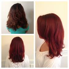 matrix hair color i used a 6rr with 20 volume and let