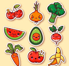 1.9 gambar buah buahan (jambu batu). 9 Sayuran Lucu Dan Buah Vektor Stiker Ai Uidownload