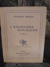 Maybe you would like to learn more about one of these? 2 Rhapsodie Roumaine Georges Enesco Partitura 2 Rapsodie Romana George Enescu