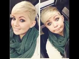 Try it when you want to flaunt a rebellious look. Many Styles Of A Blonde Pixie Cut Its Pacie Youtube